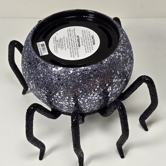 Bath & Body Works Glittery Spider 3 Wick Candle Holder Nwt - Picture 5 of 7